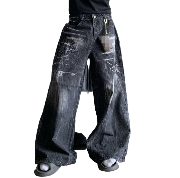 COBWEB DISTRESSED DENIMS