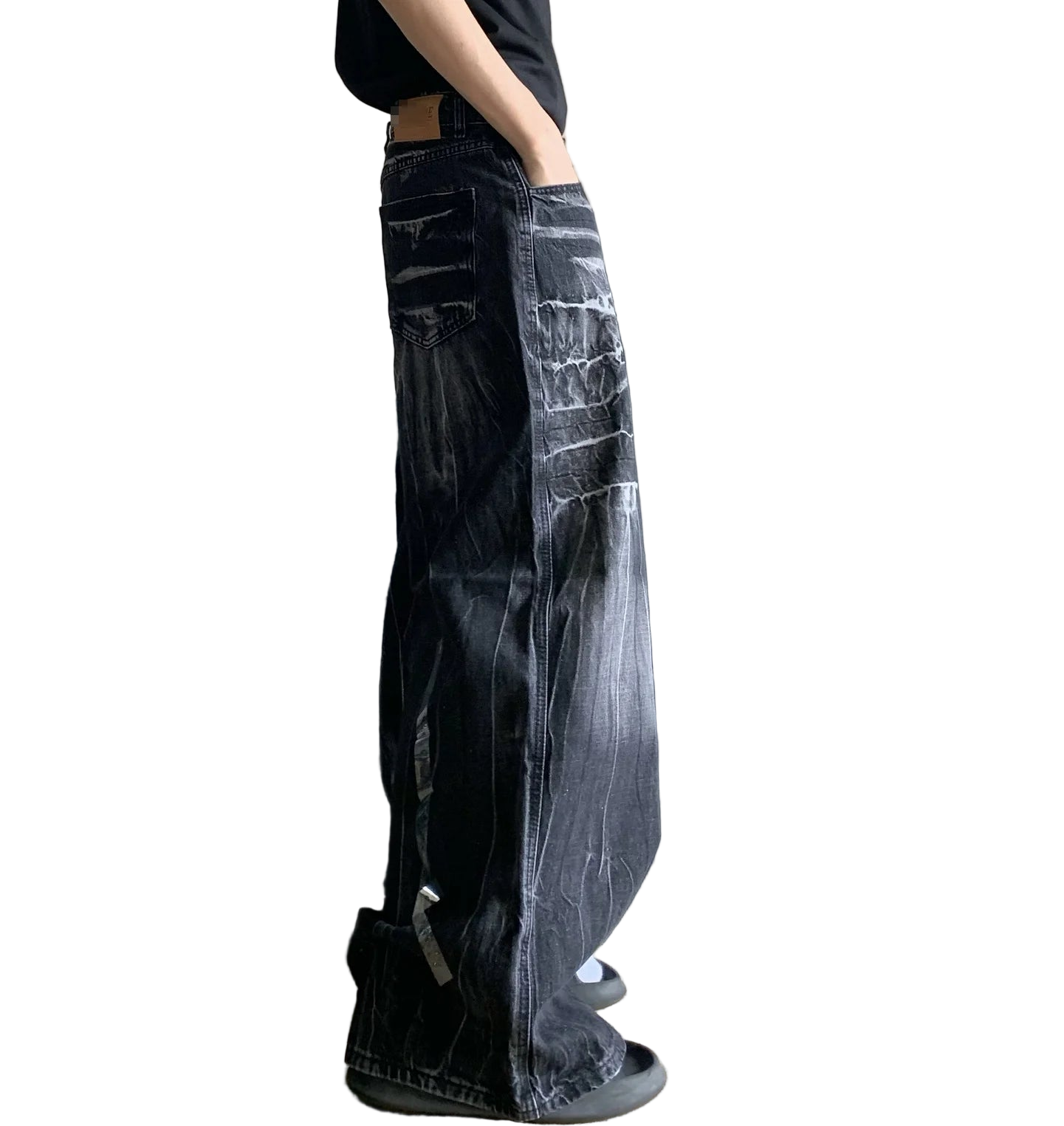 COBWEB DISTRESSED DENIMS