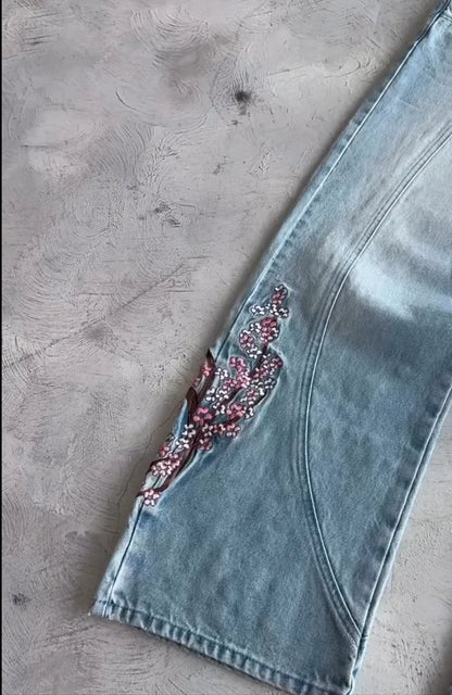 CHERRY BLOSSOM KNIGHT DENIMS
