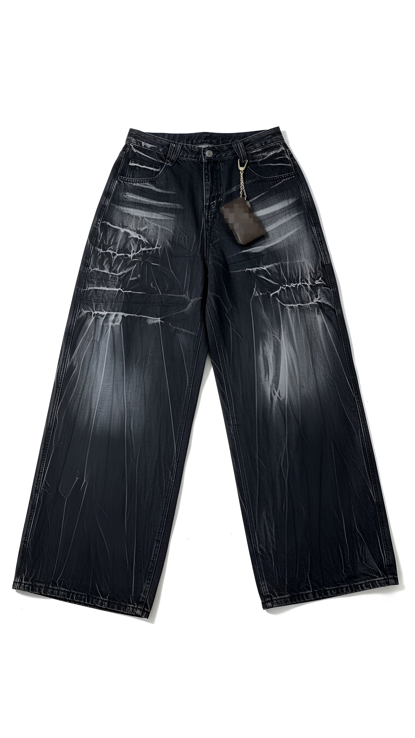COBWEB DISTRESSED DENIMS