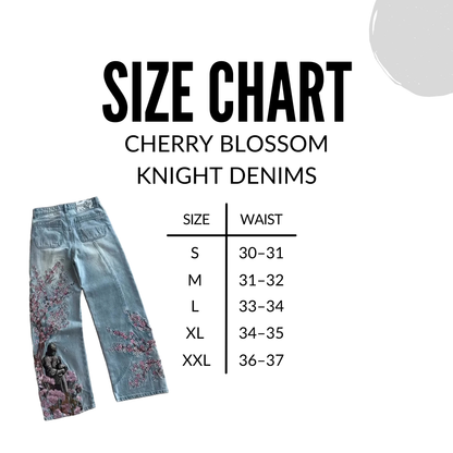 CHERRY BLOSSOM KNIGHT DENIMS